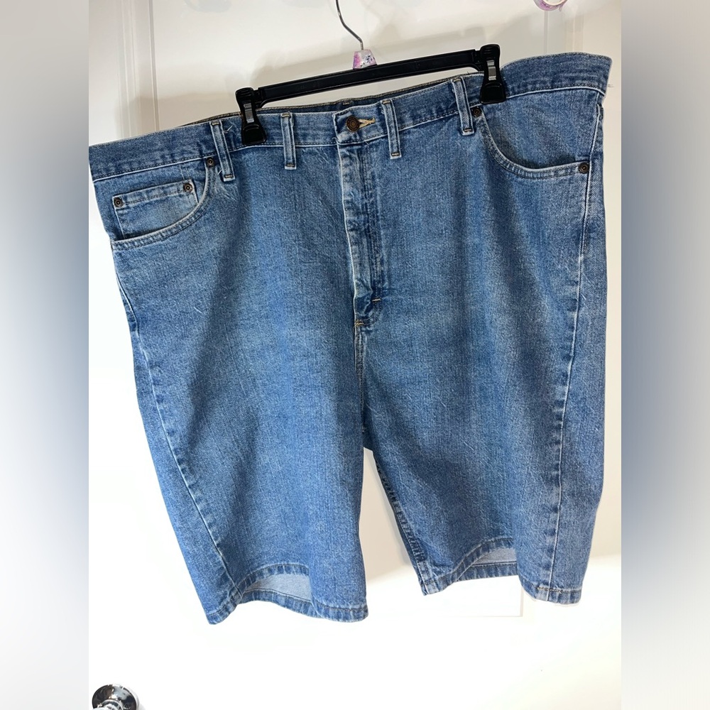 Wrangler Men’s Relaxed Fit American Stonewashed Premium Quality Jean Shorts Sz46